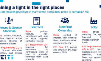 ption Risks in the Extractive Sector and the Role of the EITI in Mitigating Corruption, Webinar