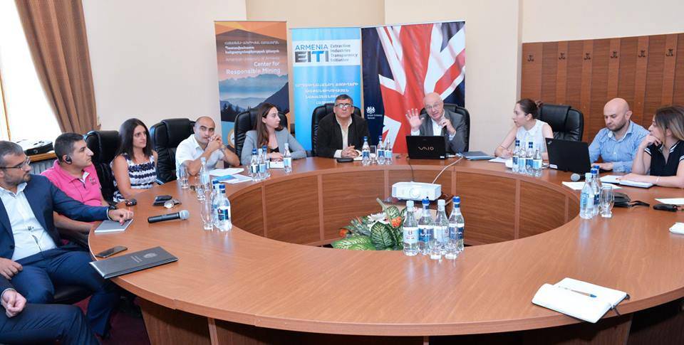 UK expert Chris Nurse met with the members of Armenian EITI multi-stakeholder group