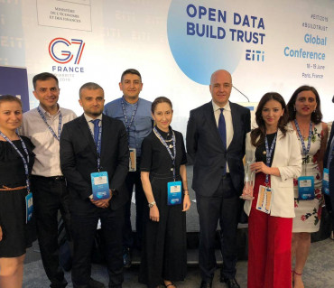 Armenia receive the EITI Chair's Awards