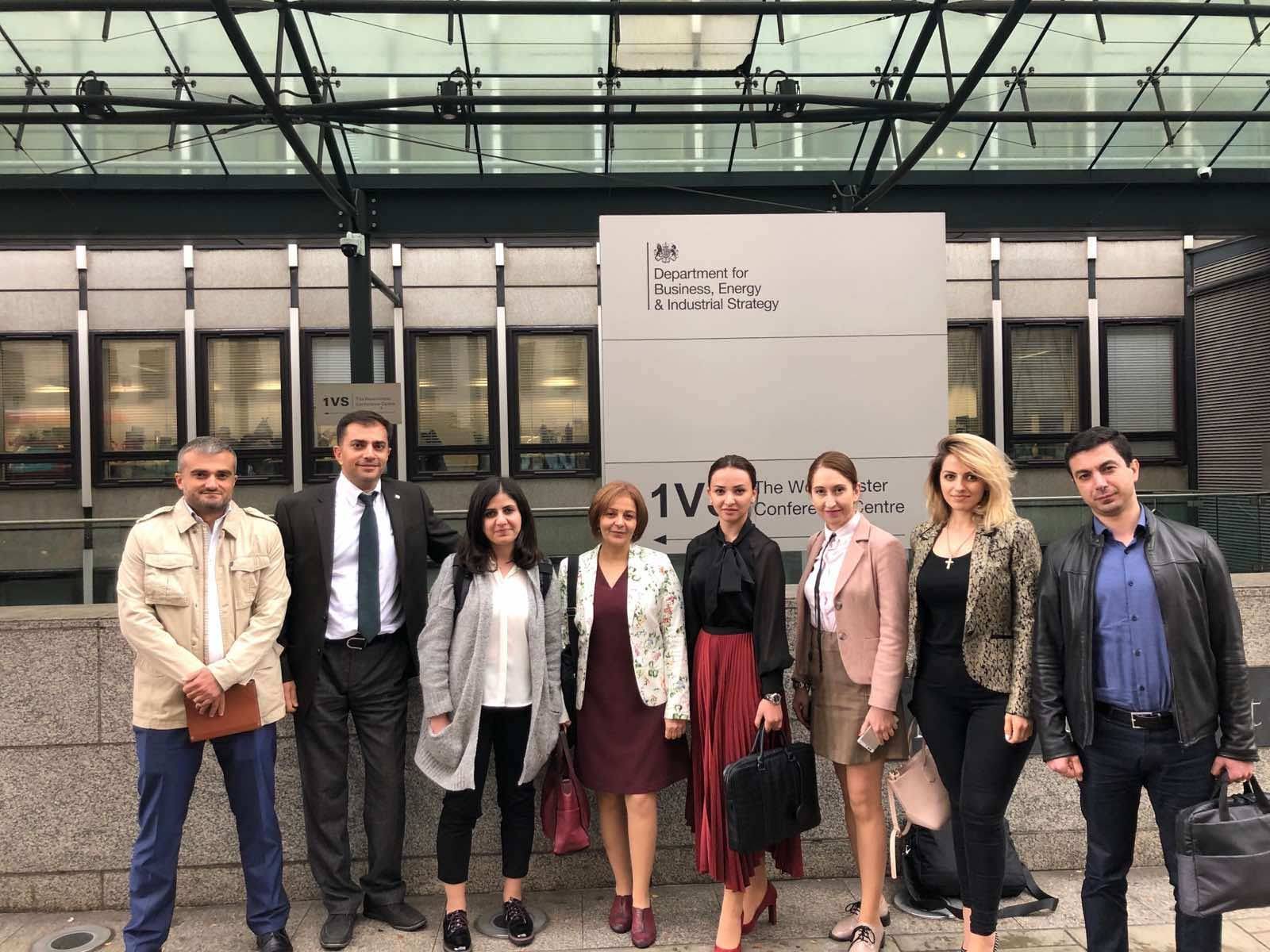 Armenian EITI delegation hosted by the UK Business, Energy and Industrial Strategy Department (BEIS)